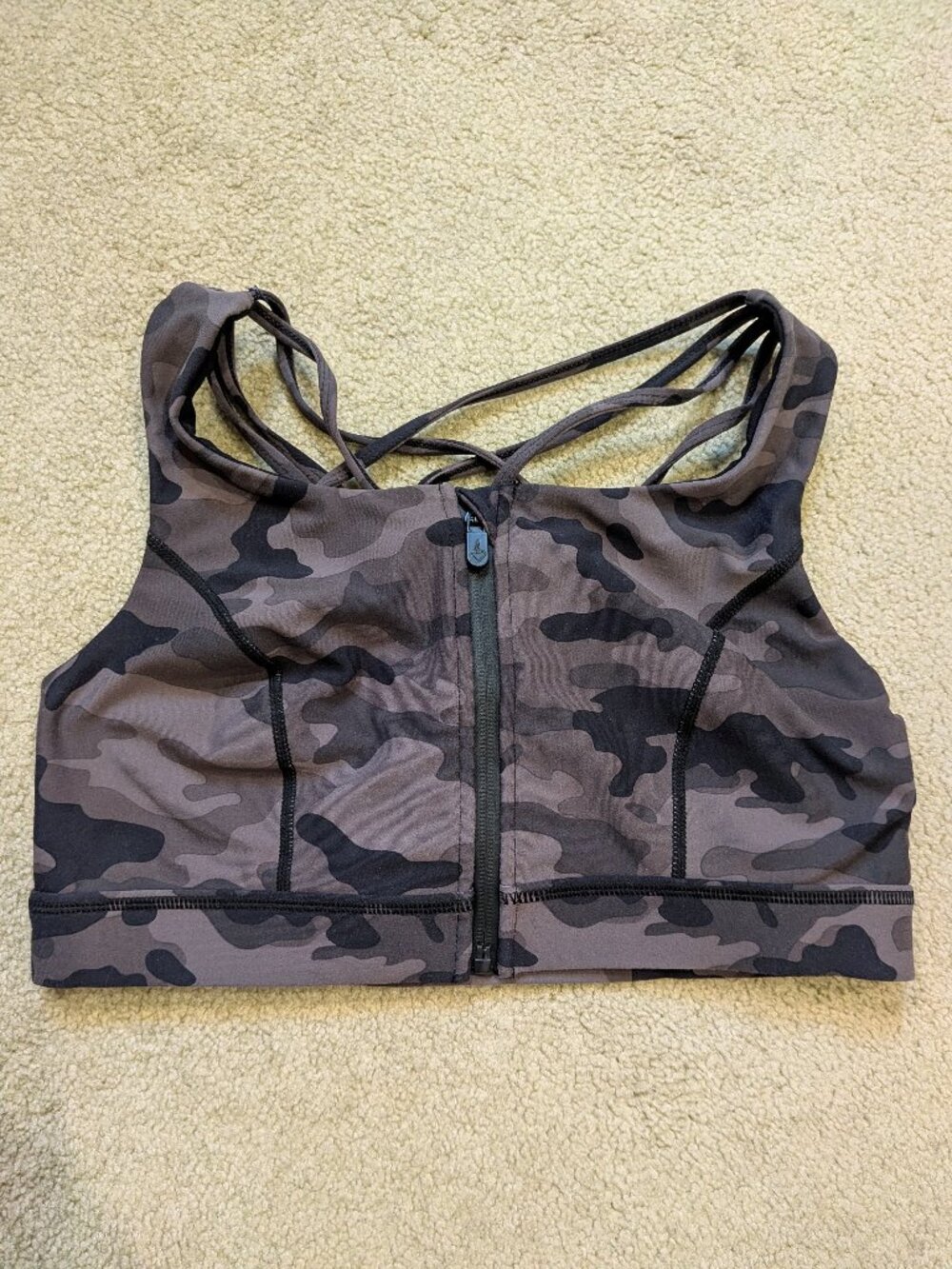 Torrid size 00 (plus size) camo sports bra